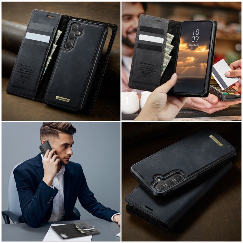 Fodral Samsung Galaxy S25 Fe Plånbok Med Avtagbart Fodral Rfid