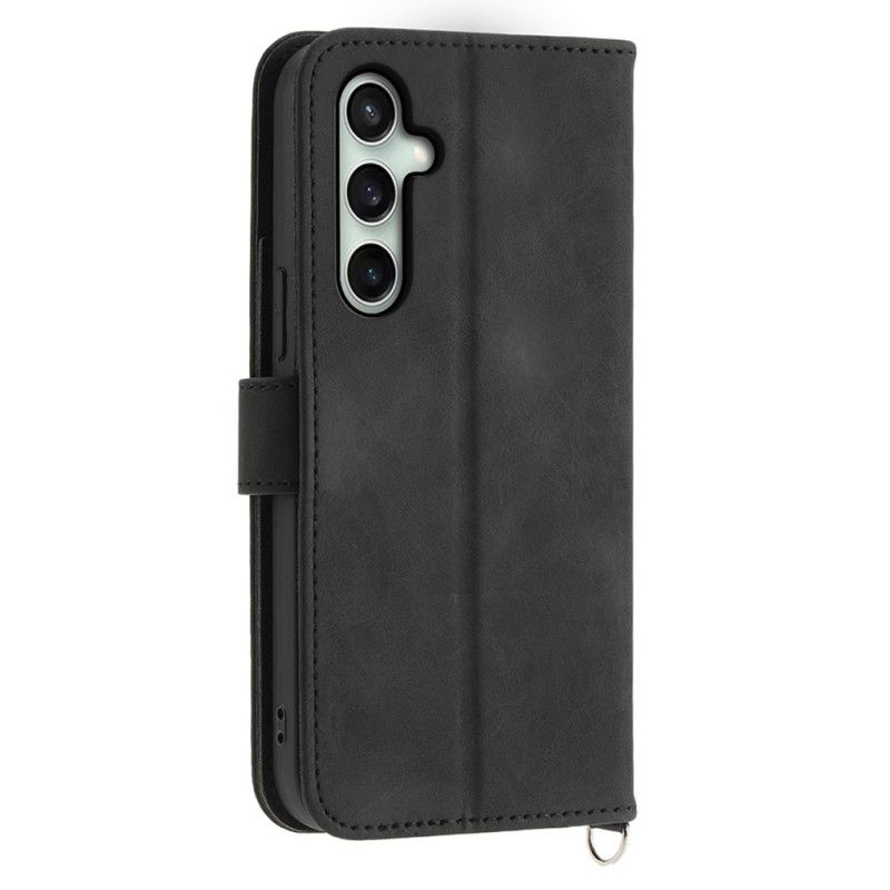 Fodral Samsung Galaxy S25 Fe Spetstryck Med Rem Och Axelrem