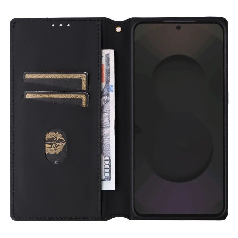 Folio-fodral För Samsung Galaxy S25 Fe Glansig