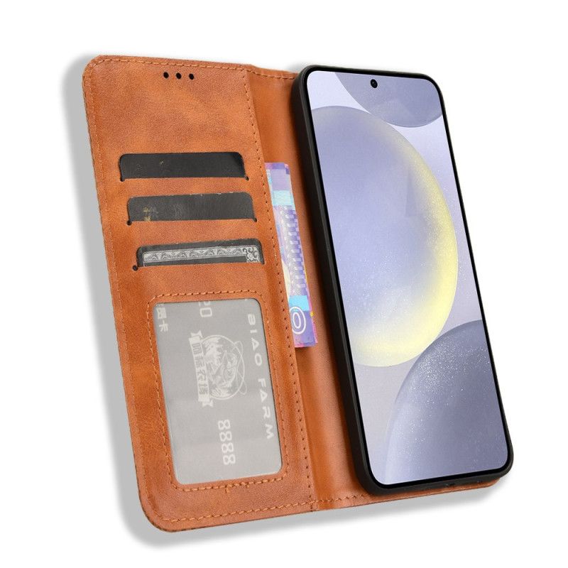 Folio-fodral Samsung Galaxy S25 Fe Telefonfodral Vintagekant