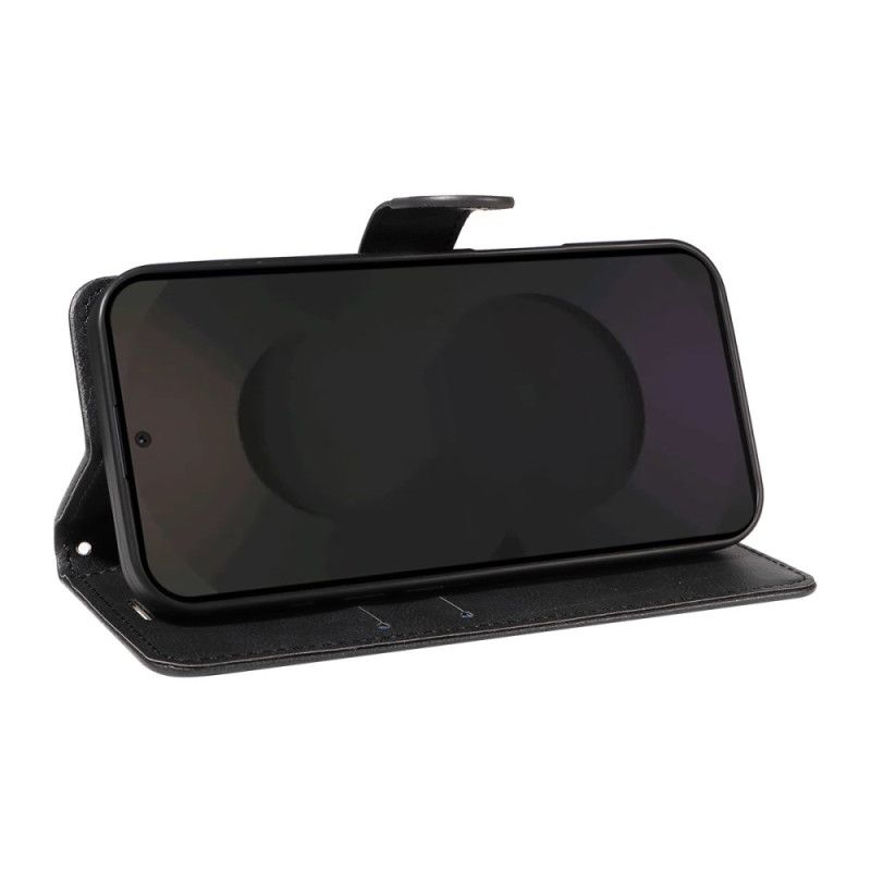 Läderfodral Samsung Galaxy S25 Fe Telefonfodral Enfärgad