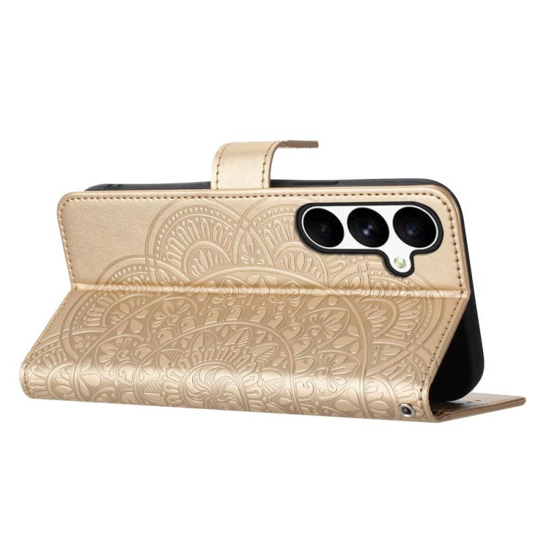 Läderfodral Samsung Galaxy S25 Fe Telefonfodral Mandalamönster