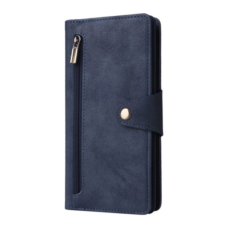 Läderfodral Samsung Galaxy S25 Fe Telefonfodral Plånbok Med Dragkedja