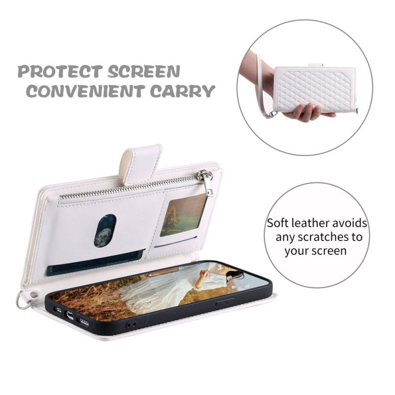 Läderfodral Samsung Galaxy S25 Fe Telefonfodral Quiltad