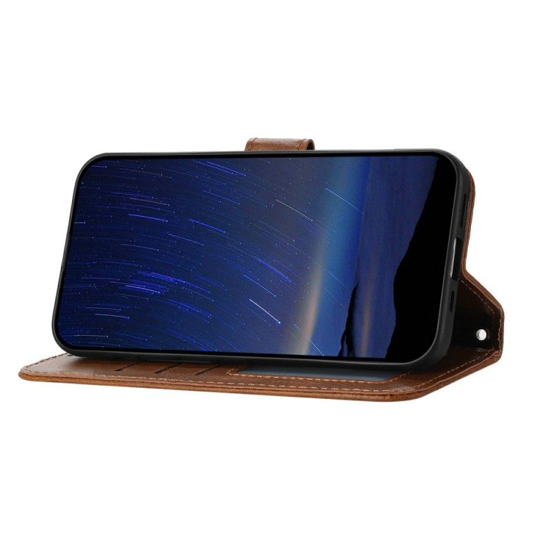 Läderfodral Samsung Galaxy S25 Fe Telefonfodral Vintage Plånbok