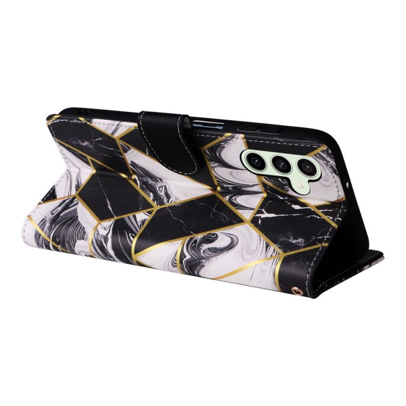 Läderskal Fodral Samsung Galaxy S25 Fe Marmorstil