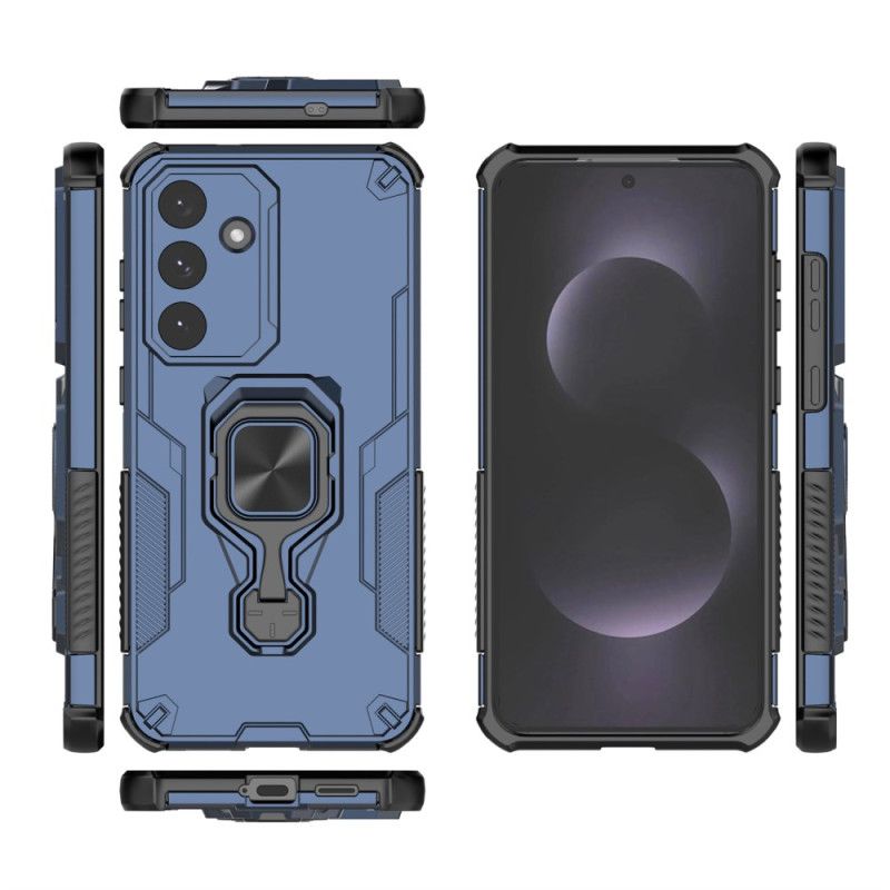 Skal För Samsung Galaxy S25 Fe Inbyggt 360-graders Stativ