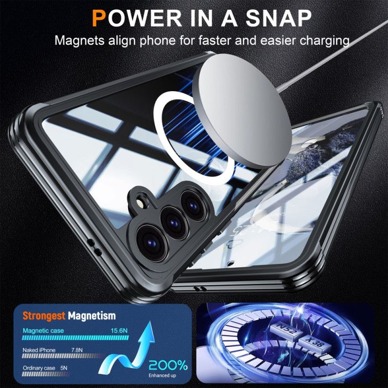 Skal För Samsung Galaxy S25 Fe Magnetisk Med Skärmskydd