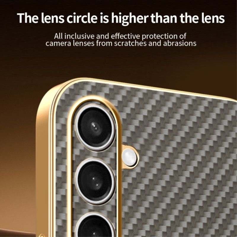 Skal För Samsung Galaxy S25 Fe Magsafe Kolfiberdesign