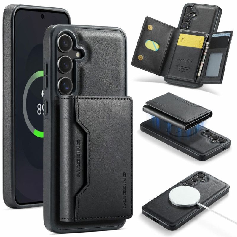 Skal För Samsung Galaxy S25 Fe Magsafe-kompatibel Magking Avtagbar Plånbok