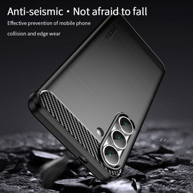 Skal Samsung Galaxy S25 Fe Borstad Kolfiber