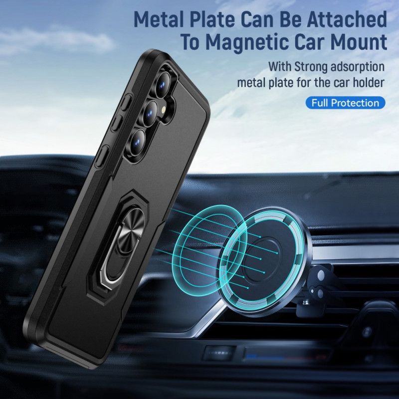 Skal Samsung Galaxy S25 Fe Ringhållare Med Metalleffekt