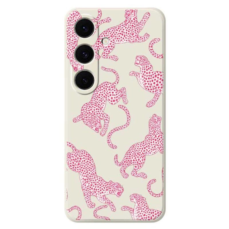 Skal Samsung Galaxy S25 Fe Rosa Leopard Silikon