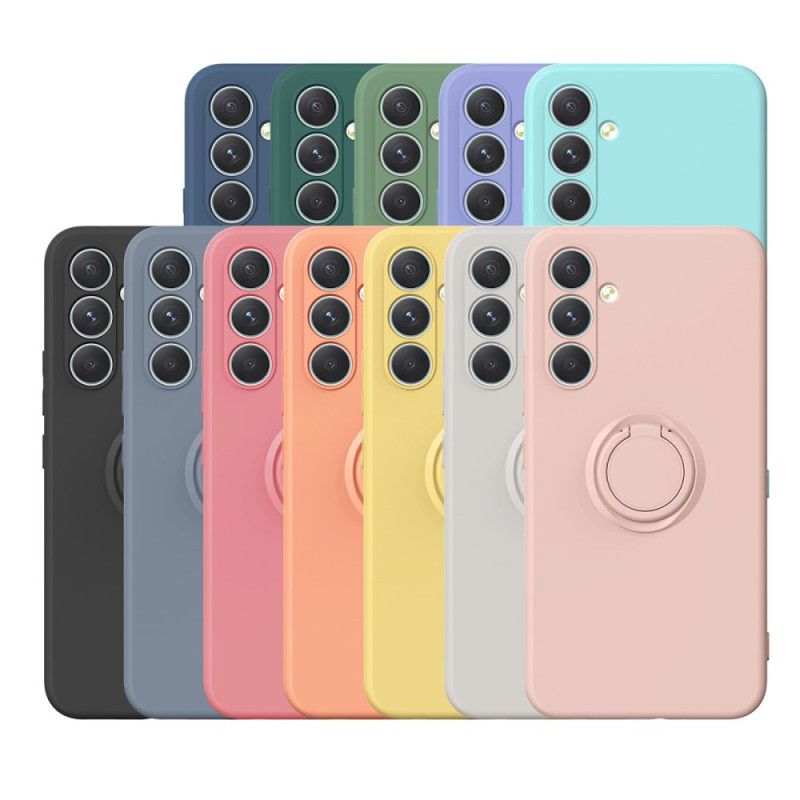 Skal Samsung Galaxy S25 Fe Silikon Med Ringhållare Och Rem