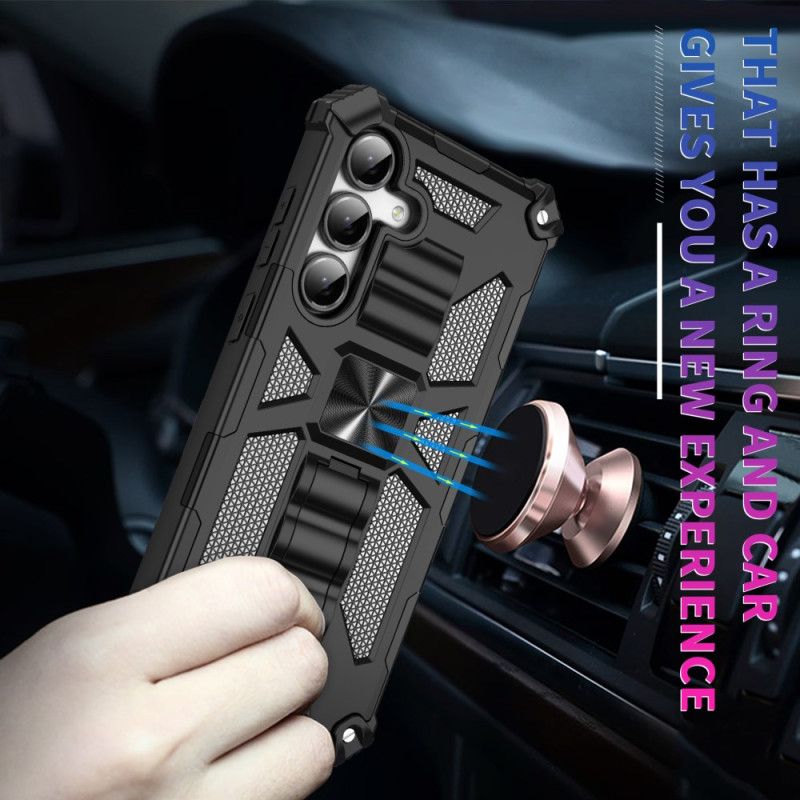 Skal Samsung Galaxy S25 Fe Telefonfodral Stötsäkert Skydd Med Inbyggt Stativ