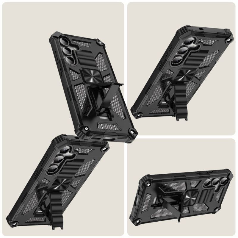 Skal Samsung Galaxy S25 Fe Telefonfodral Stötsäkert Skydd Med Inbyggt Stativ