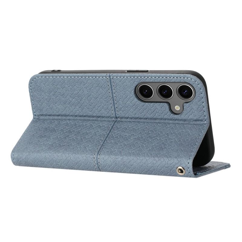 Skyddsfodral Samsung Galaxy S25 Fe Vävd Textur Och Snodd