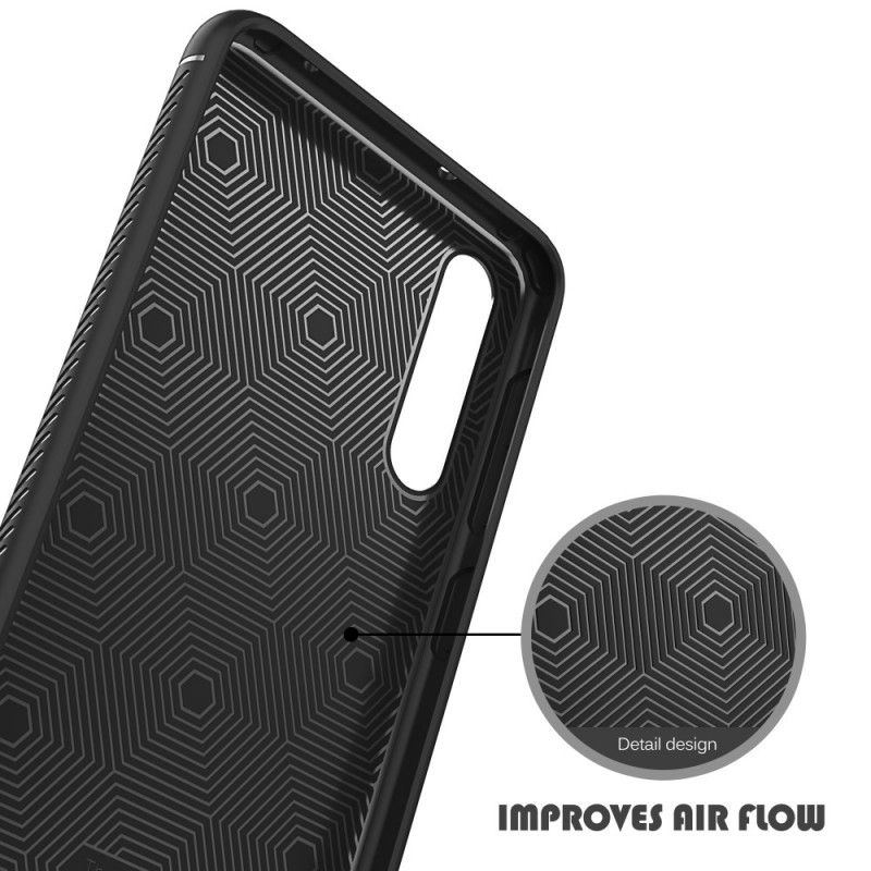 Skal för Huawei P20 Pro Röd Premium Lädereffekt