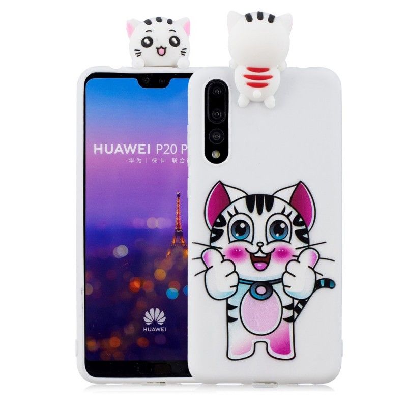Skal Huawei P20 Pro 3D Kattkul