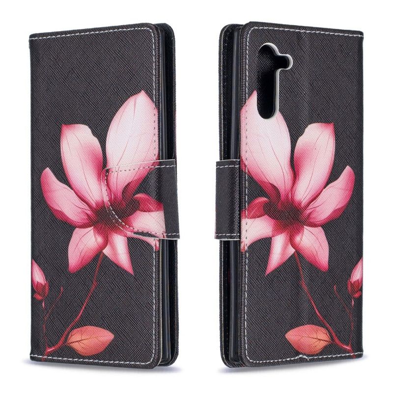 Fodral Samsung Galaxy Note 10 Rosa Blomma