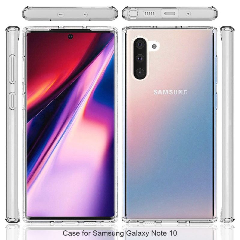 Skal Samsung Galaxy Note 10 Mobilskal Transparent Och Akryl