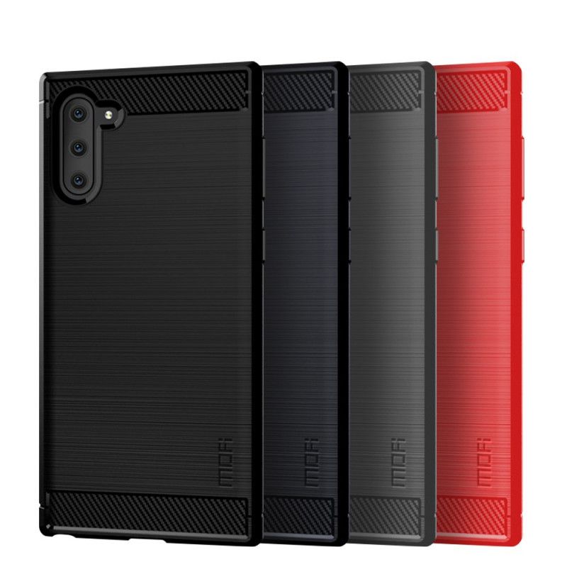 Skal Samsung Galaxy Note 10 Svart Mobilskal Mofi Borstat Kolfiber