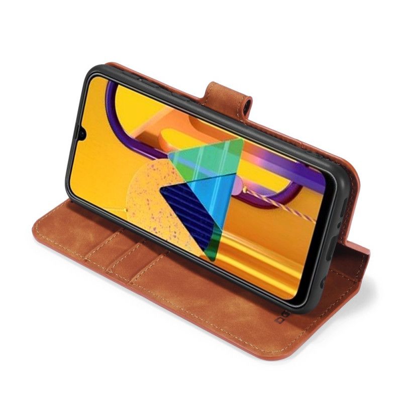 Läderskal Samsung Galaxy M31 Svart Retro Dg.Ming