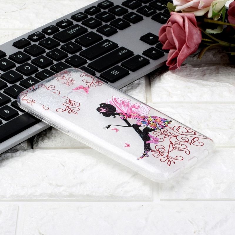 Skal Samsung Galaxy M31 Transparent Blomma Älva