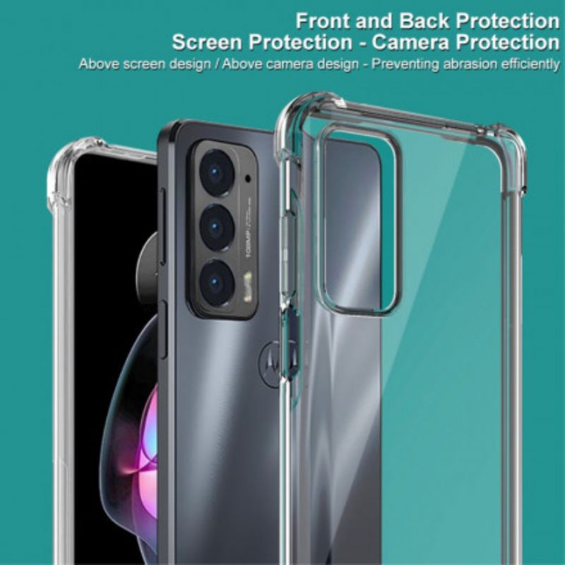 Skal Motorola Edge 20 Transparent Med Imak-film