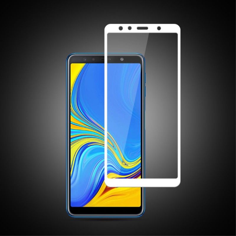 Skydd Av Härdat Glas Samsung Galaxy A7 Svart Mocolo