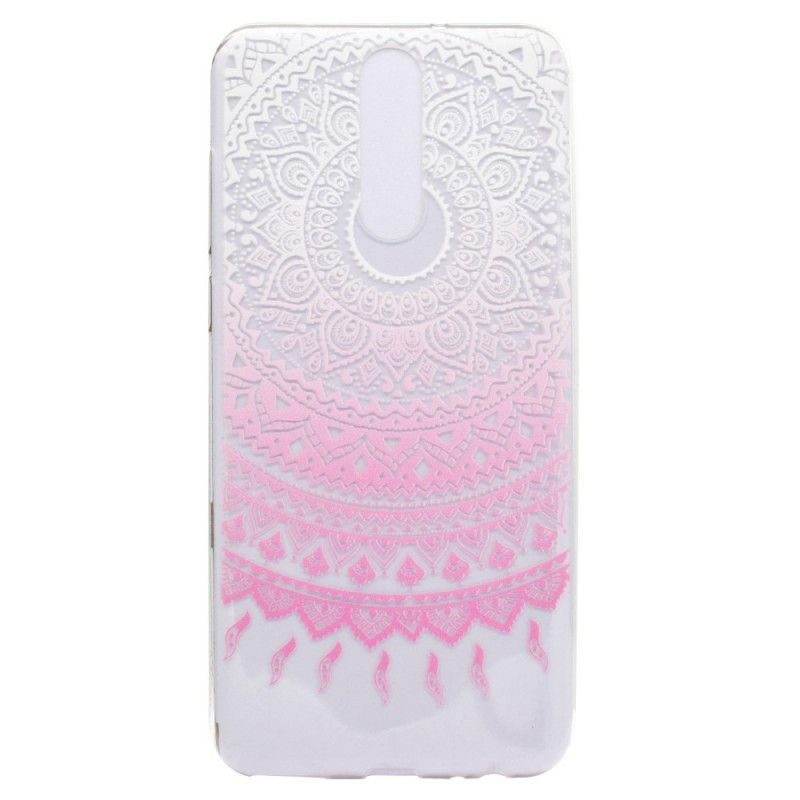 Skal för Huawei Mate 10 Lite Rosa Transparent Färgglad Mandala