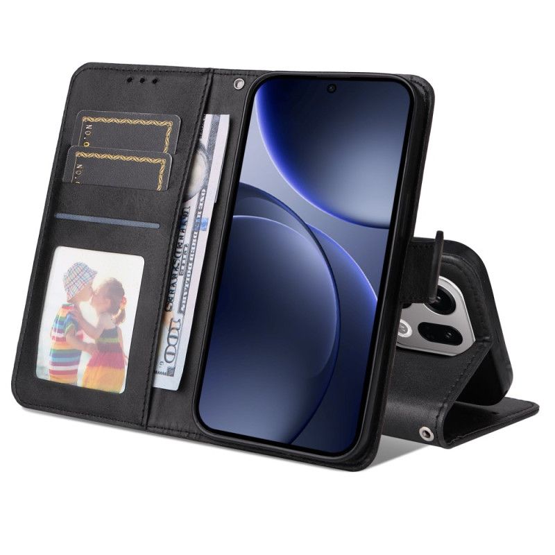 Läderfodral Oppo Find X9 5g Telefonfodral Enfärgat