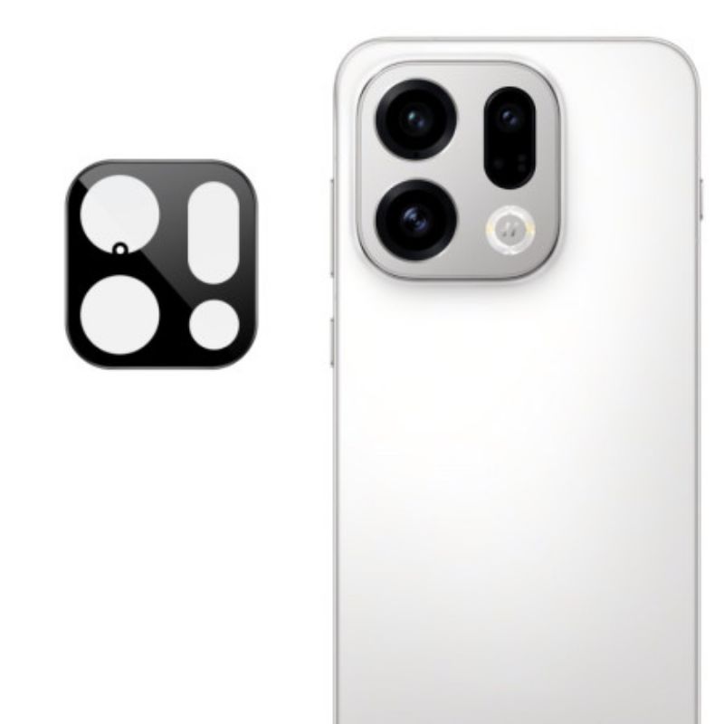 Linsskydd I Härdat Glas För Oppo Find X9 5g (svart Version)