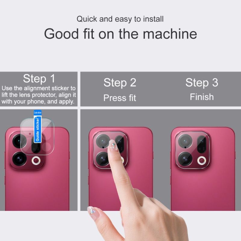 Linsskydd I Härdat Glas För Oppo Hitta X9 5g