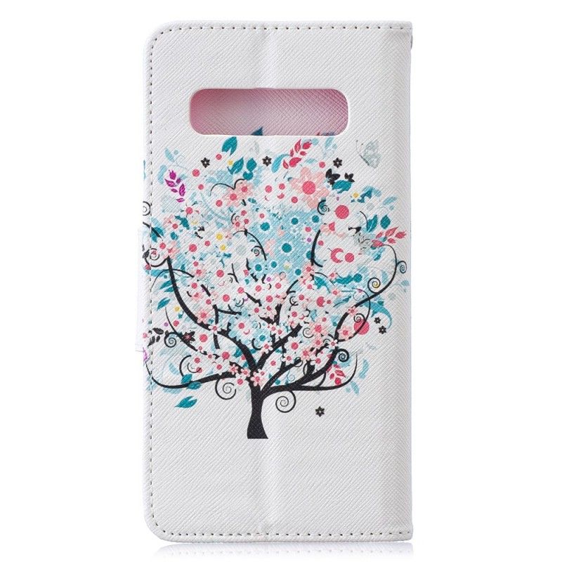 Fodral Samsung Galaxy S10 Blommat Träd