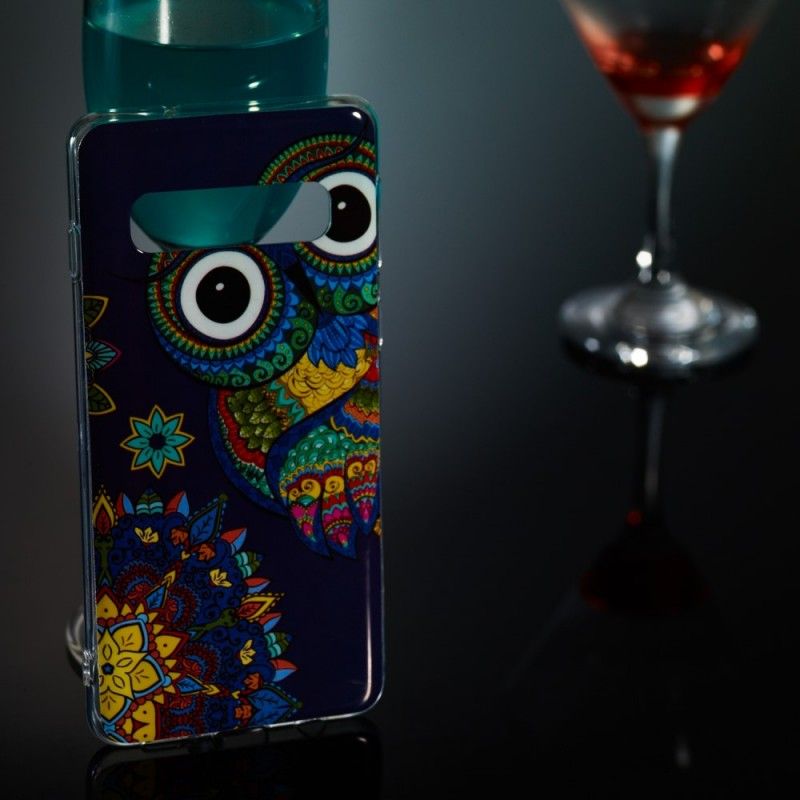 Skal Samsung Galaxy S10 Fluorescerande Mandalauggla