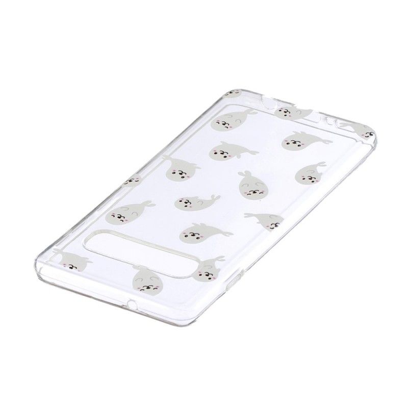 Skal Samsung Galaxy S10 Mobilskal Genomskinliga Roliga Sjölejon
