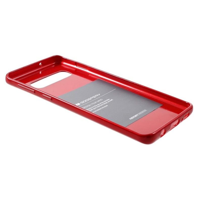 Skal Samsung Galaxy S10 Svart Mobilskal Flashigt Kvicksilver