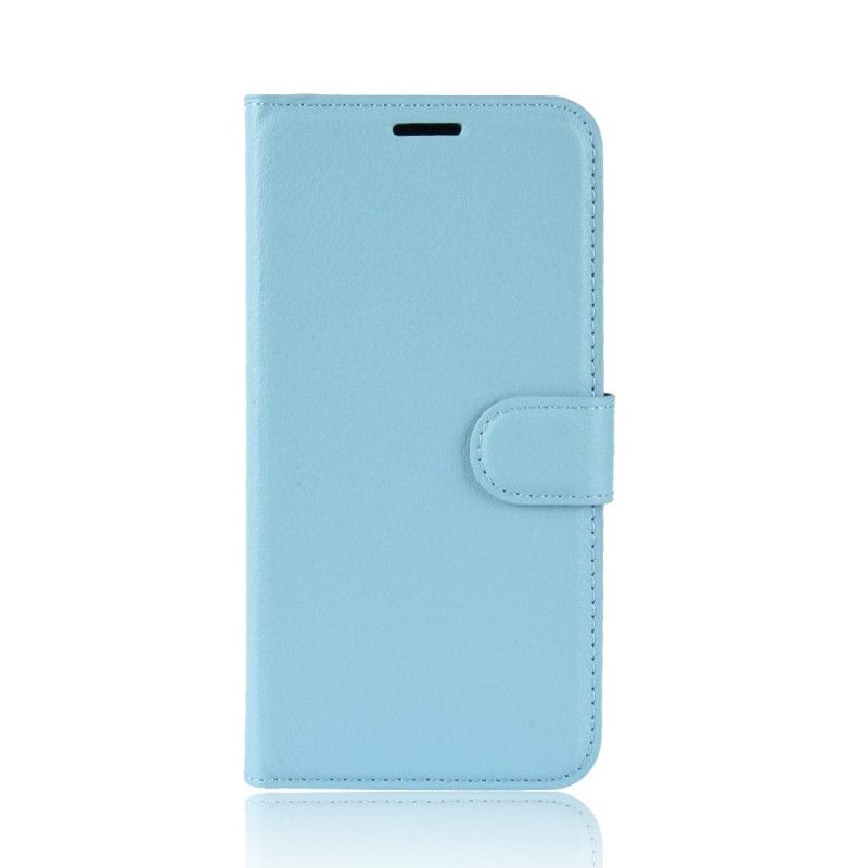 Fodral för Honor 20 Pro Svart Premium Lychee-Lädereffekt