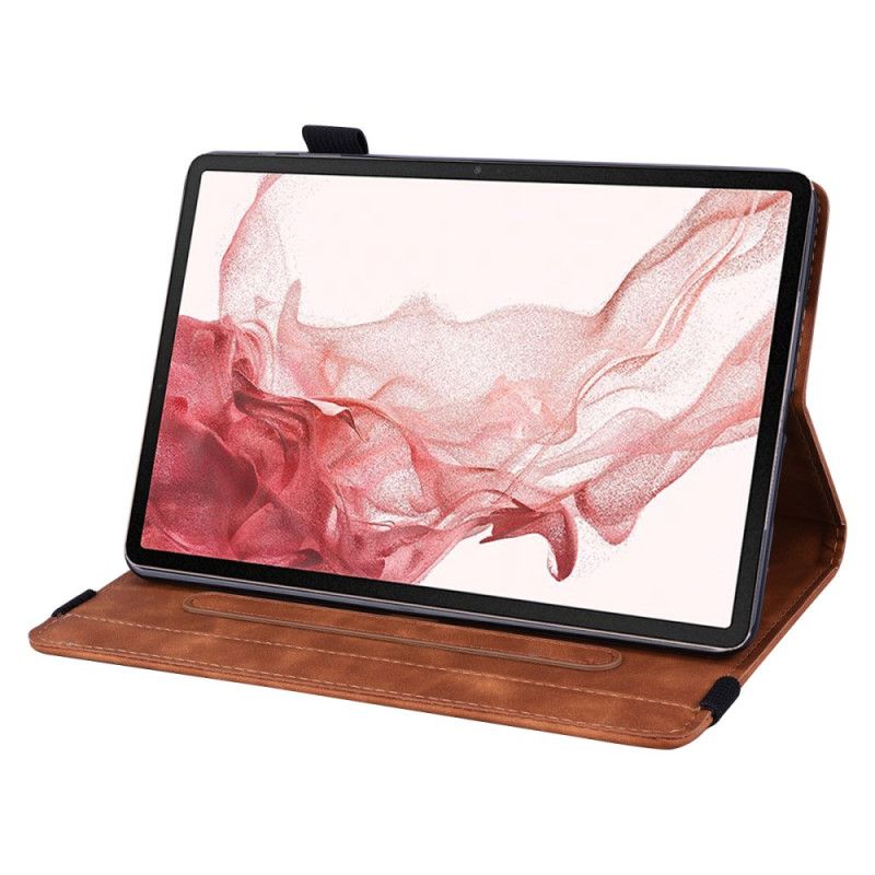 Fodral För Samsung Galaxy Tab S11 Ultra Mandala I Mockaeffekt