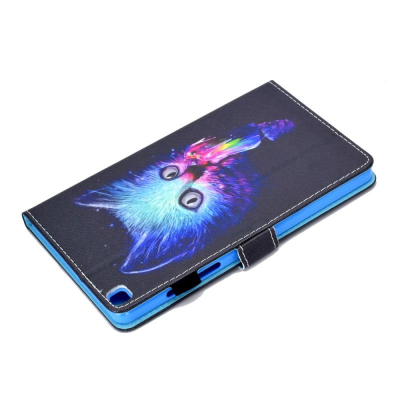 Fodral för Samsung Galaxy Tab A7 Psykokatt