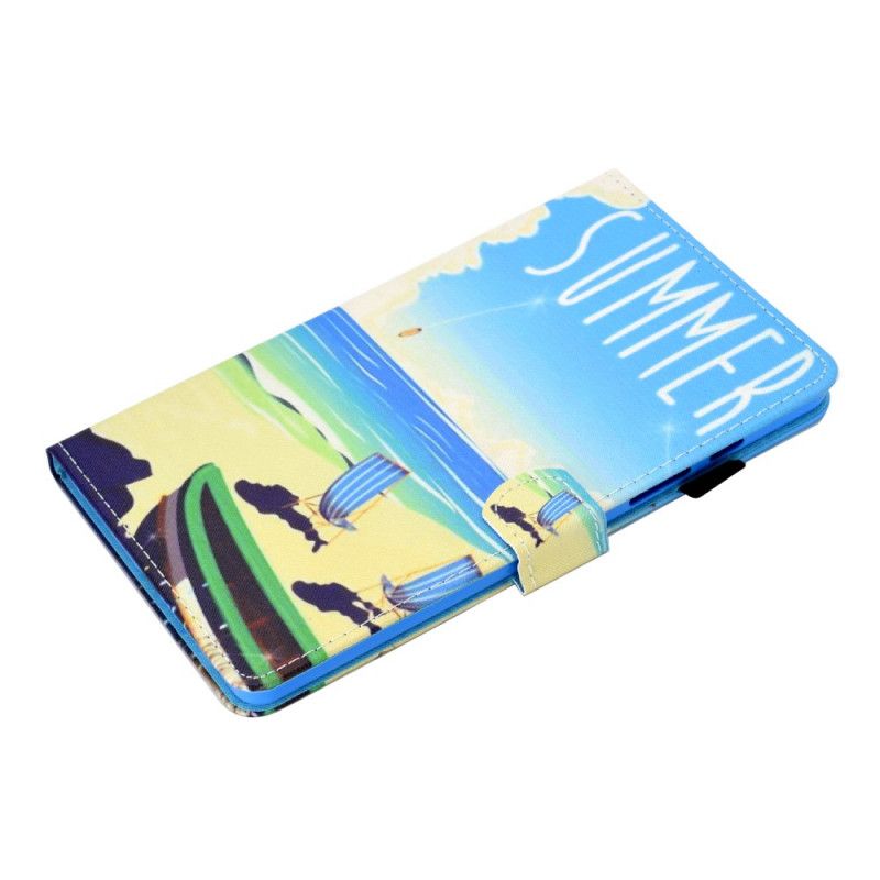 Fodral Samsung Galaxy Tab A7 Grön Strand