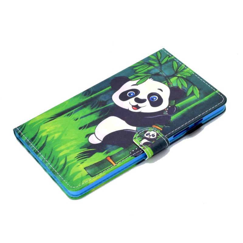 Läderfodral Samsung Galaxy Tab A7 Mobilskal Panda