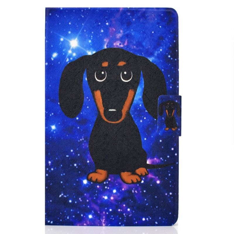 Läderfodral Samsung Galaxy Tab A7 Mobilskal Söt Hund