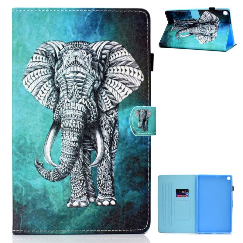 Läderfodral Samsung Galaxy Tab A7 Mobilskal Stamelefant
