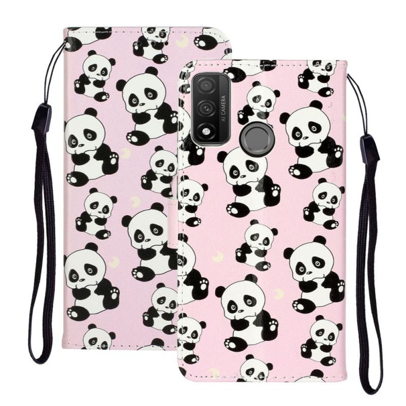 Läderskal Huawei P Smart 2020 Flera Panda