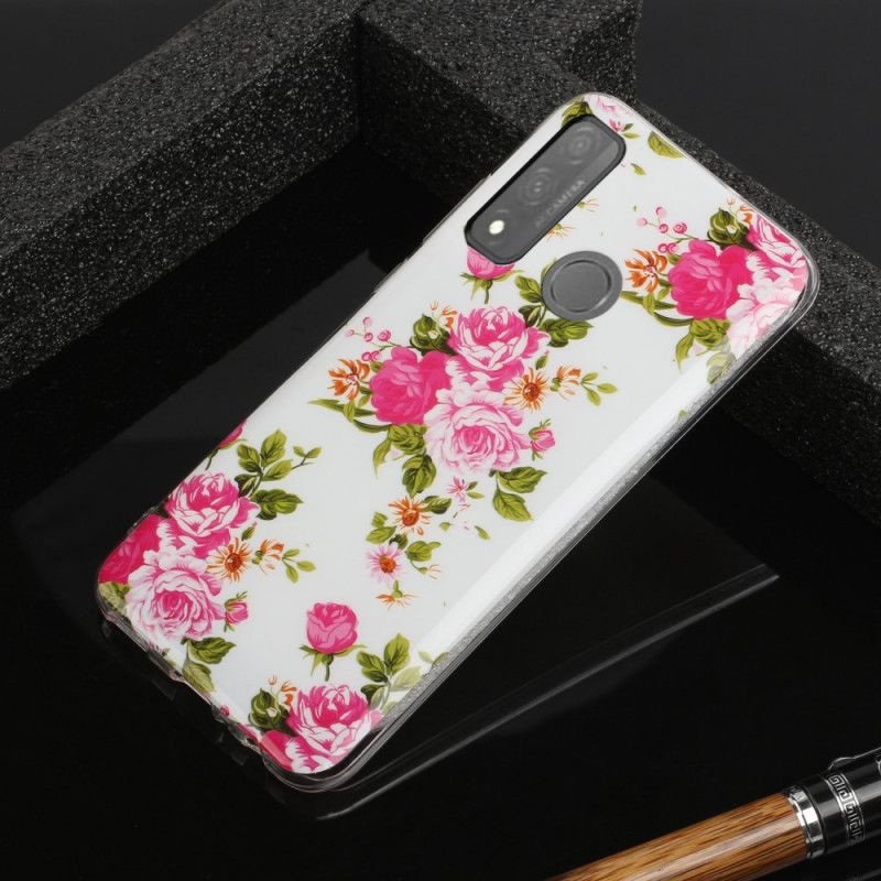 Skal Huawei P Smart 2020 Fluorescerande Frihetsblommor