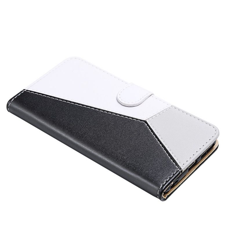 Skyddsfodral Huawei P Smart 2020 Svart Tricolor Lädereffekt