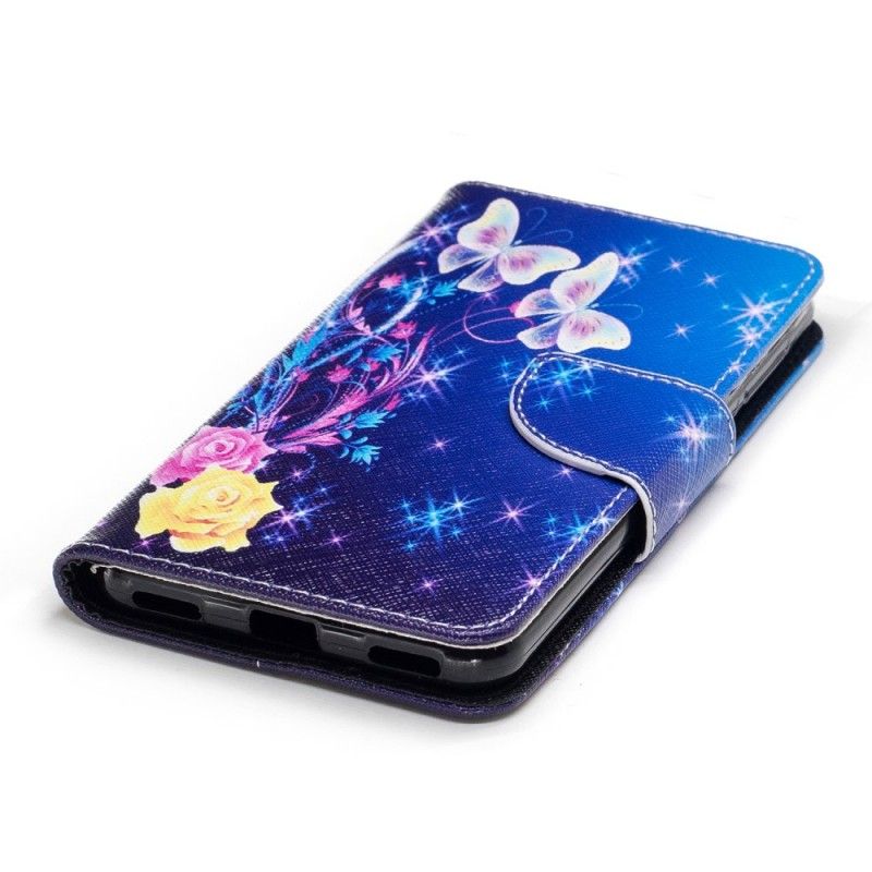 Fodral för Huawei Y6 2017 Fjärilar På Natten