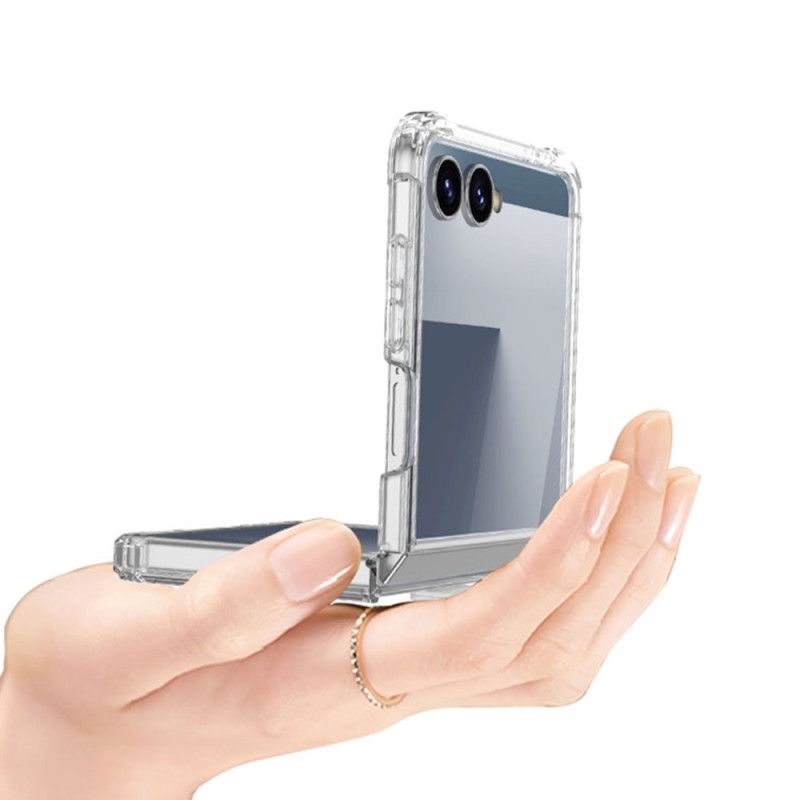 Skal För Samsung Galaxy Z Flip 7 Gkk Metallic Style Fälg